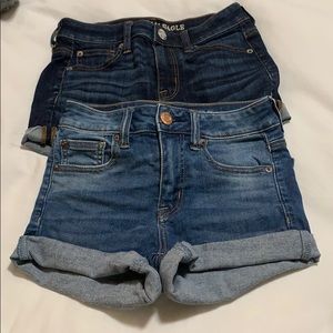 American eagle jean shorts